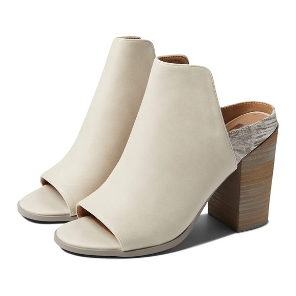 DV by Dolce Vita  Barkar Peep Toe Sandal, Ivory  Women Size 7.5, 11   NIB - Picture 1 of 7
